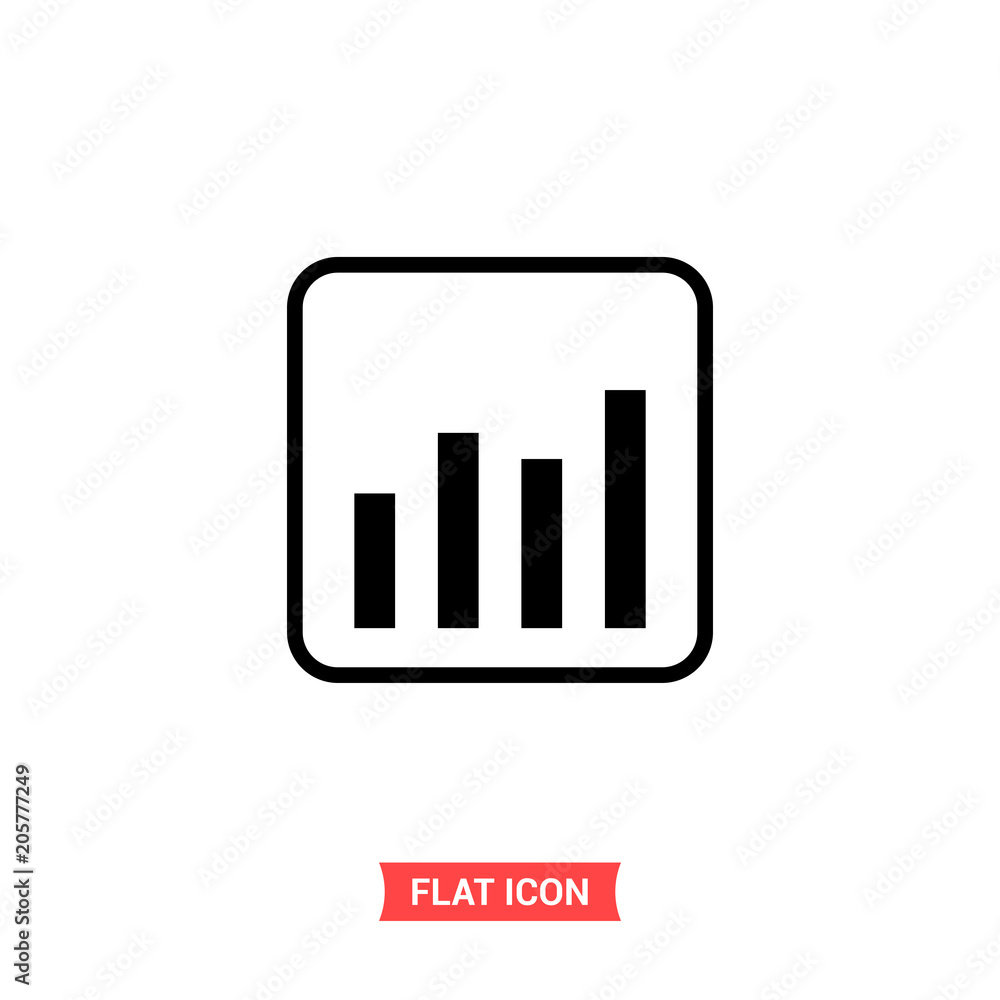 Assessment vector icon, graph symbol. Flat sign illustration for web or mobile app on white background Assessment vector icon, graph symbol. Flat sign illustration for web or mobile app on white background