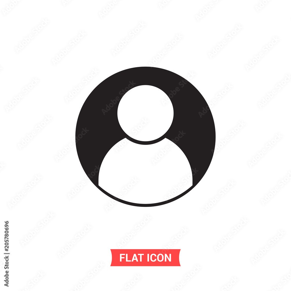 Profile vector icon, user symbol Profile vector icon, user symbol