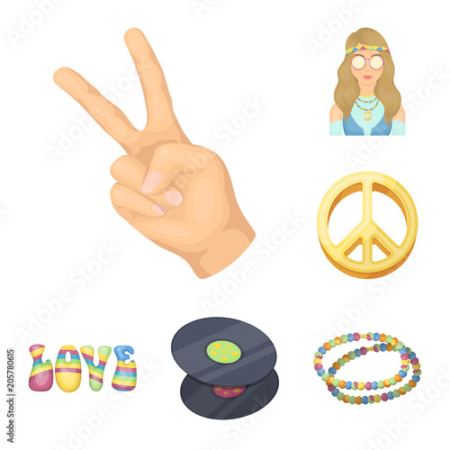 Happy and attribute cartoon icons in set collection for design. Happy and accessories vector symbol stock web illustration.