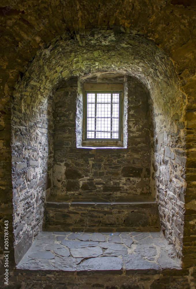 Window - Castle Altena in Sauerland in Germany Window - Castle Altena in Sauerland in Germany