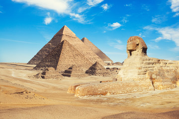 Canvas schilderij Egypte Egypt Cairo - Giza  © merydolla