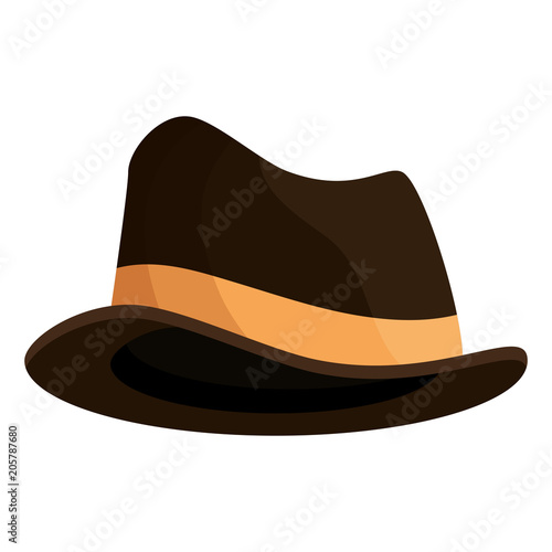 hipster style cap accessory vector illustration design