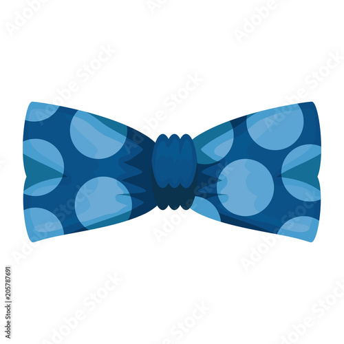 bowtie elegant male accessory vector illustration design