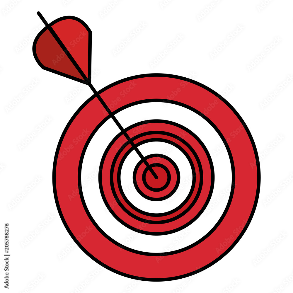target with arrow icon vector illustration design target with arrow icon vector illustration design