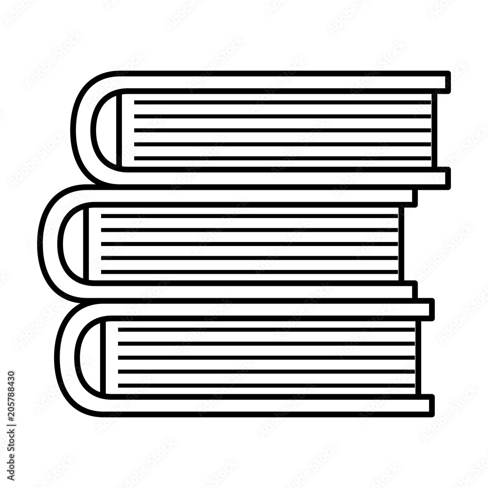 books school pile icon vector illustration design books school pile icon vector illustration design