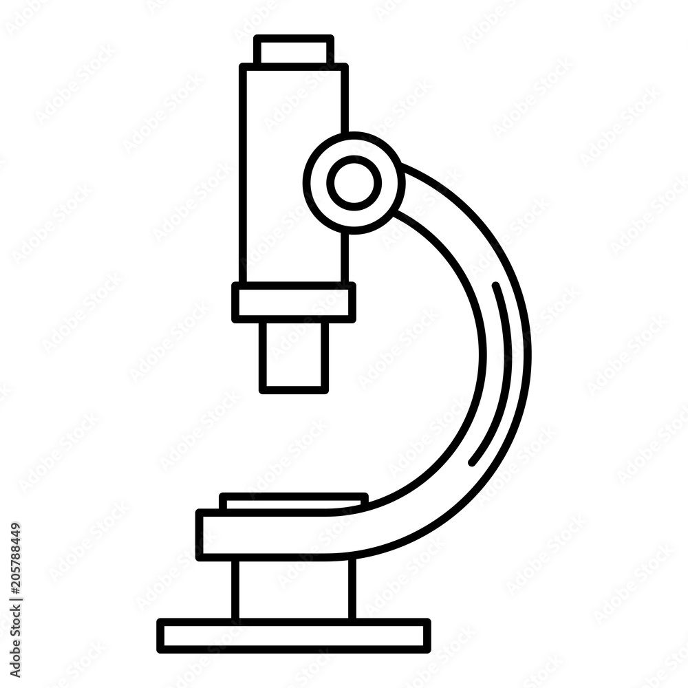 microscope laboratory isolated icon vector illustration design microscope laboratory isolated icon vector illustration design