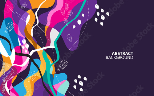 Colorful Abstract Background for print, banner, flyer etc. Vector.
