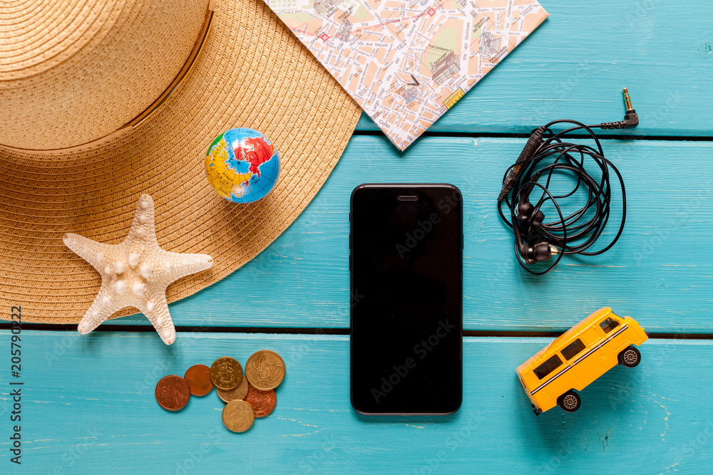 Fotografie Wood travel background