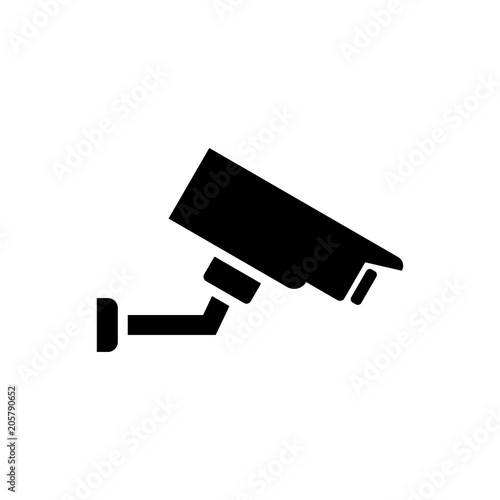 Security camera vector icon