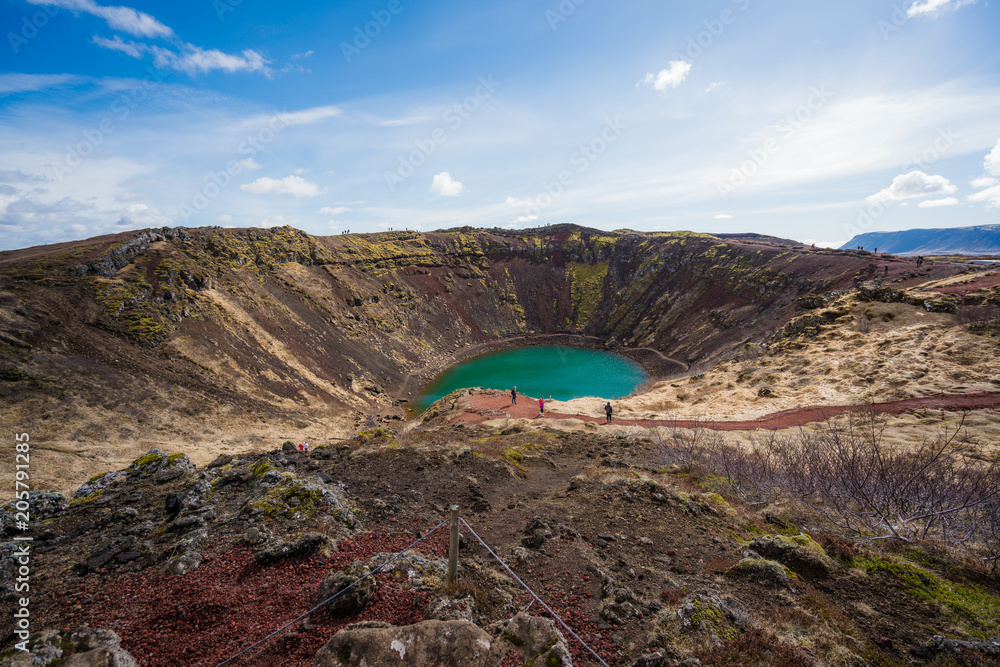 Kerid Crater Lake, Iceland