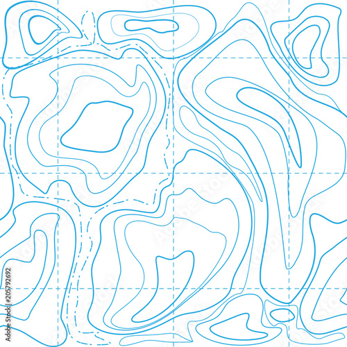 blue topographic map of pattern