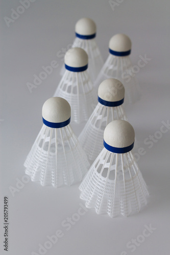 volleyball batminton sport summer vacation two white blue photo