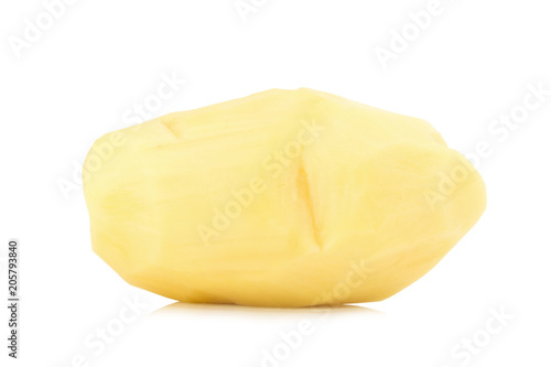 Potato peel isolated on white background