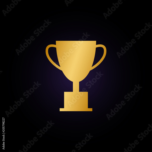Trophy cup graphic template