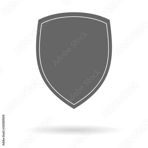 Free Download Shield Icon in trendy flat style isolated on grey background. Shield symbol for your web site design, logo, app, UI. Vector illustration, EPS10. - GFXLoad