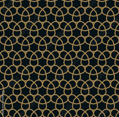 abstract seamless ornament lines pattern vector illustration