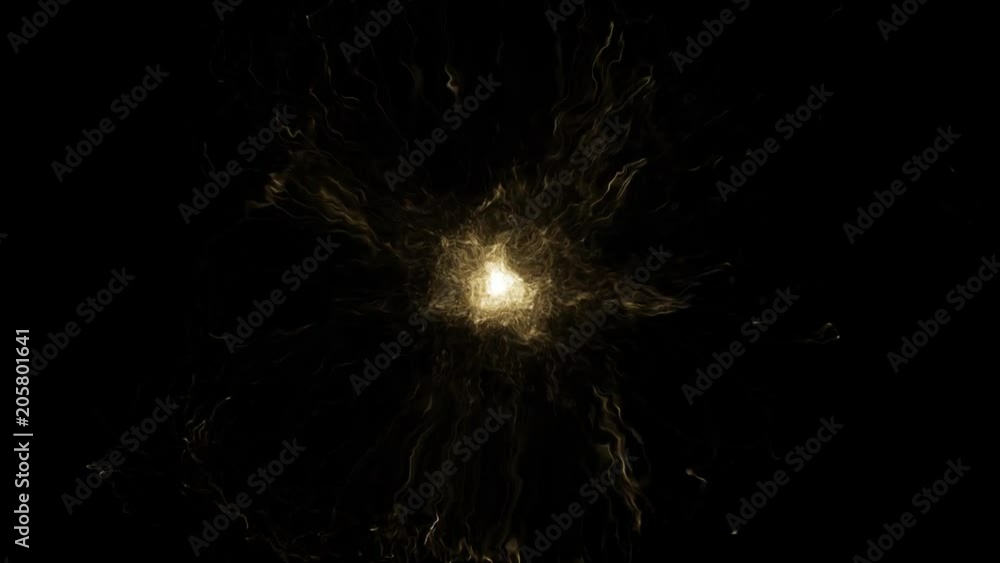 Distorted yellow emissions in a dark background Distorted yellow emissions in a dark background