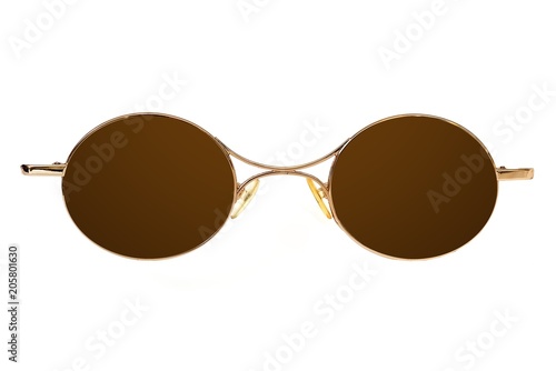 Sunglasses isolated on white background for applying on a portrait