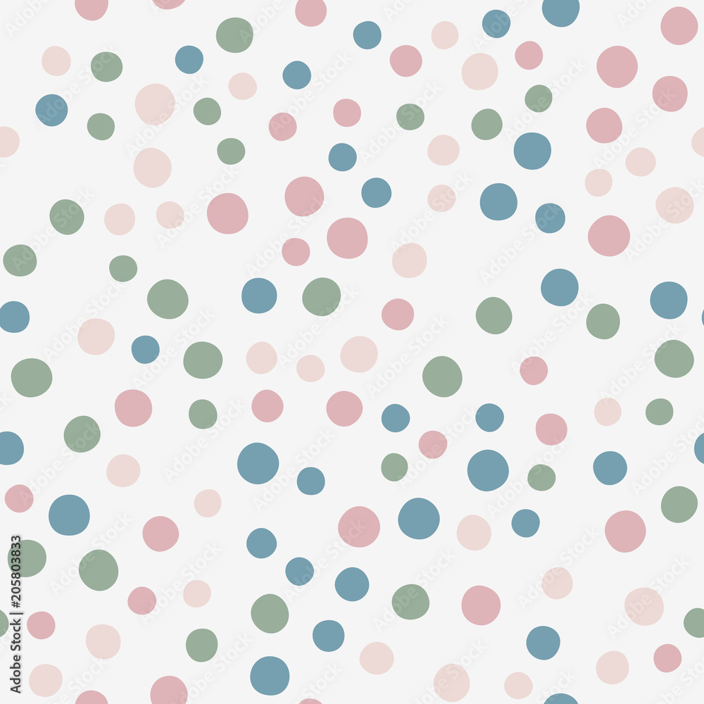 Abstract polka dot vector seamless background Abstract polka dot vector seamless background