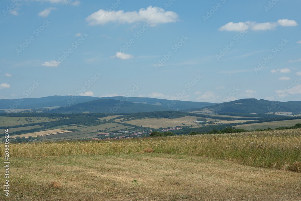 Mountains White Carpathian with the highest top Velka Javorina, eastern  Moravia, Czech republic, Europe