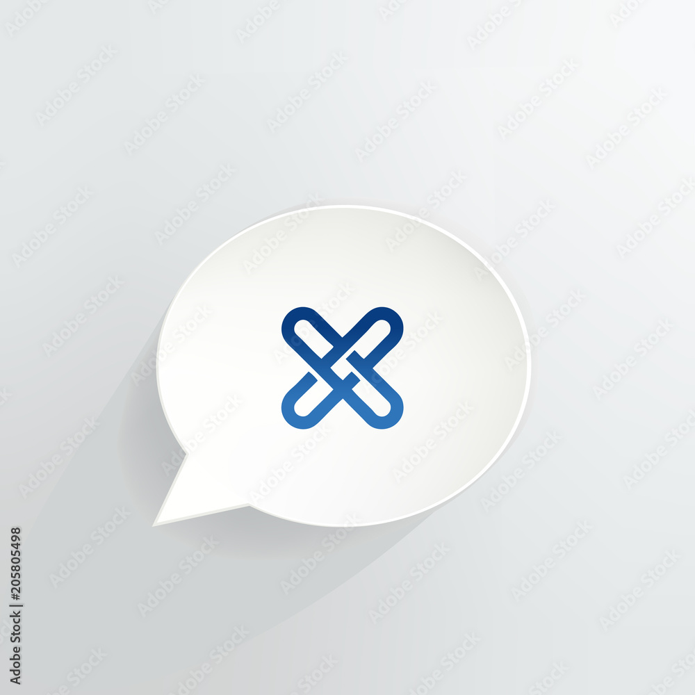 GXChain Cryptocurrency Coin Speech Bubble Background GXChain Cryptocurrency Coin Speech Bubble Background