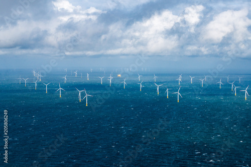 Offshore Windkraft vor Helgoland