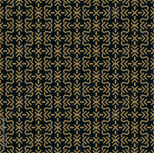 Vector seamless pattern. Modern stylish texture. Repeating geometric tiles from striped elements