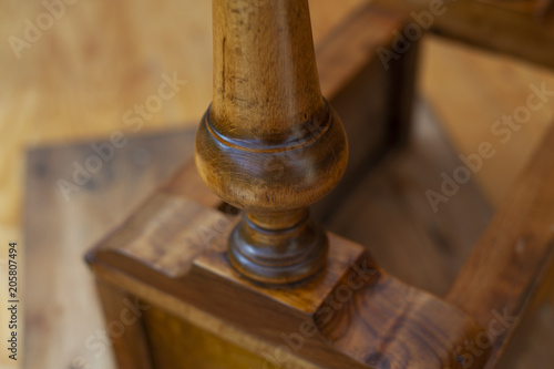 old wooden table restoration