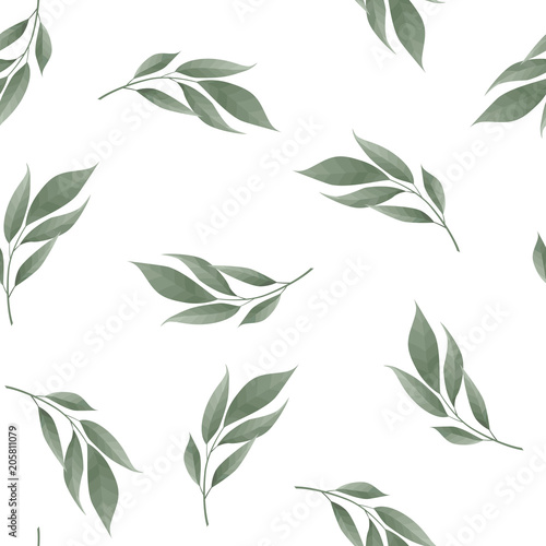 Floral pattern. Plant texture for fabric, wrapping, wallpaper and paper.