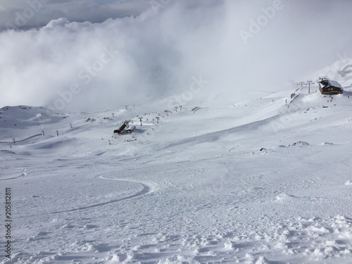 Sierra Nevada ski station and National Park (3.396 ). Granada, Andalusia,Spain