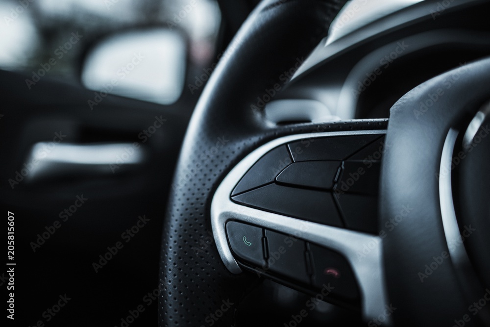 Modern Car Steering Wheel