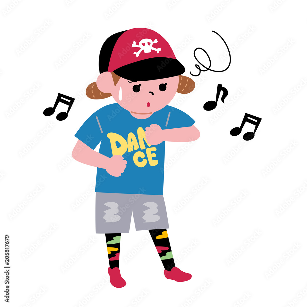 こども キッズダンス 困る イラスト Stock Vector Adobe Stock