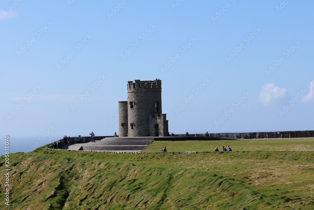 O'Brien Castle Cliffs of Moher Ireland