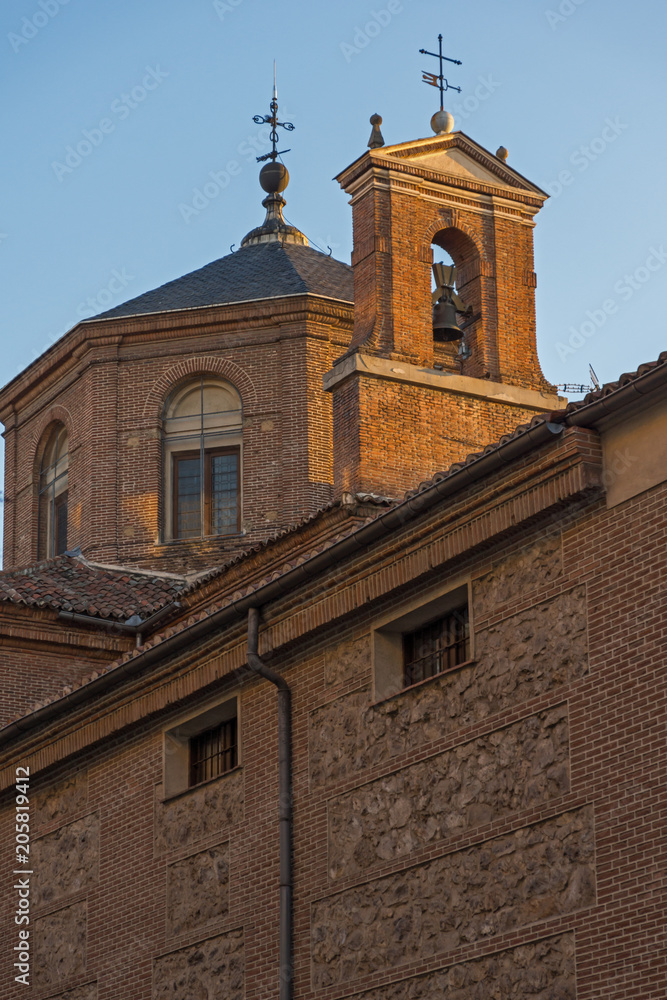 Amazing Sunset view of Royal Monastery of the Incarnation in City of Madrid, Spain Amazing Sunset view of Royal Monastery of the Incarnation in City of Madrid, Spain