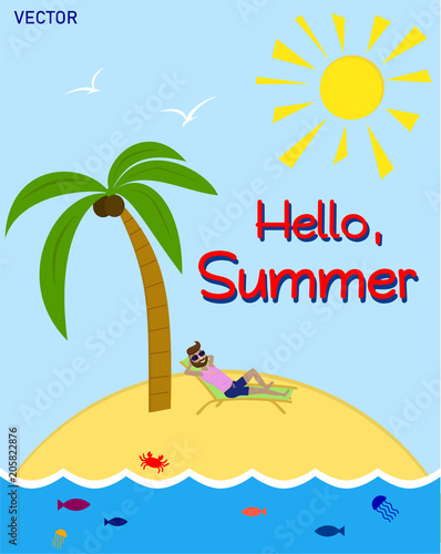 Summer time. It's time to rest.