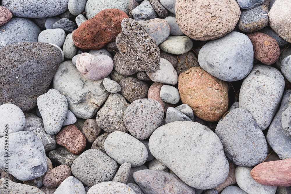 Pebbles at a beach in Gran Canaria Pebbles at a beach in Gran Canaria
