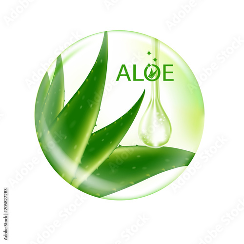 Aloe Vera collagen Serum Skin Care Cosmetic.