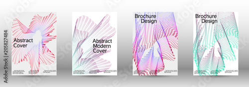 A set of creative sound backgrounds with linear.