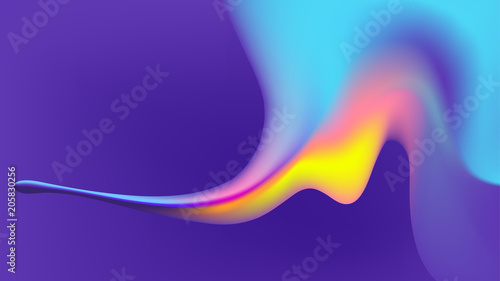 fluid abstract colorful background photo