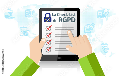 RGPD General Data Protection Regulation Checklist photo