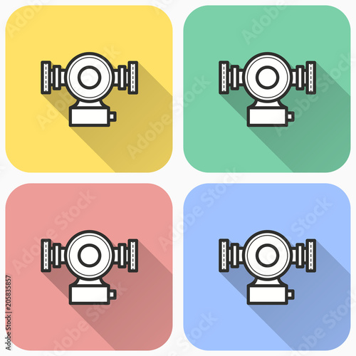 Vector water pump icon
