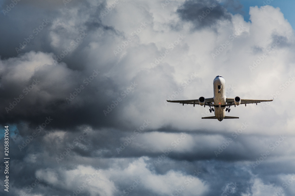 plane to seconds to take off before a storm plane to seconds to take off before a storm