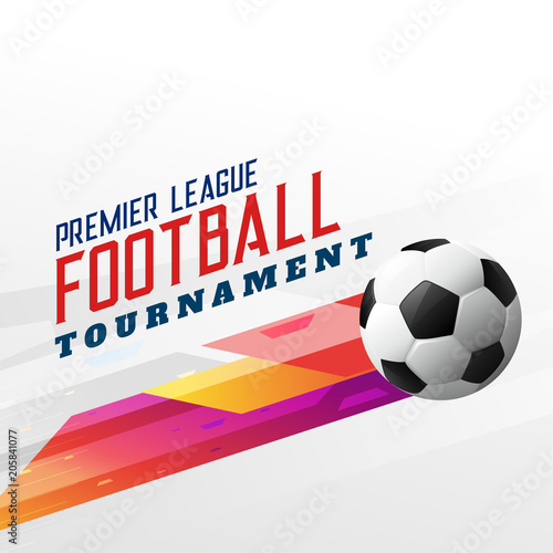 abstract football soccer tournament background