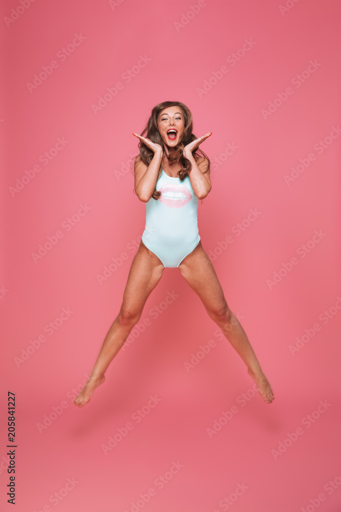 Full length portrait of a happy young woman Full length portrait of a happy young woman