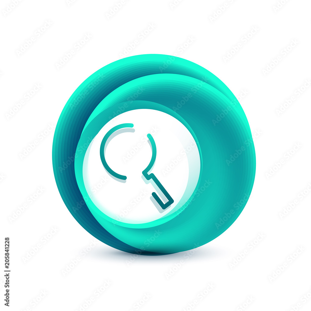Search magnifyier web button, magnify icon. Modern magnifying glass sign, web site design or mobile app Search magnifyier web button, magnify icon. Modern magnifying glass sign, web site design or mobile app