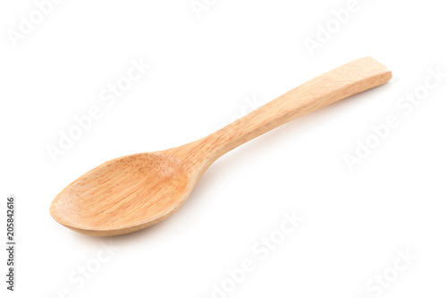 Wooden Spoon isolated on a white background