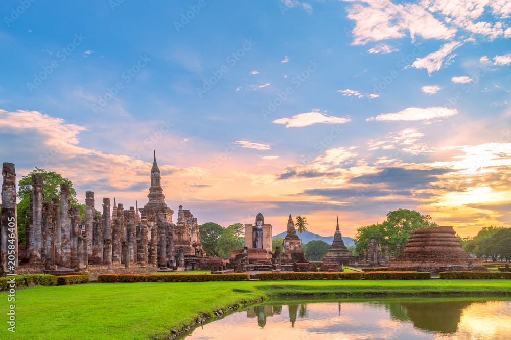 Obraz premium Sukhothai historical park Thailand