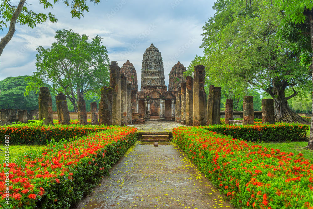 sukhothai historical park ,Thailand , on May 05,2018