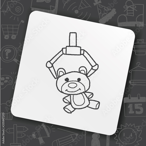 get bear doll doodle