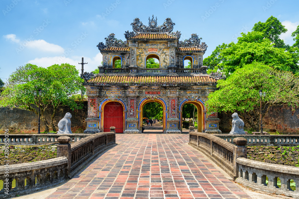 Scenic view of the East Gate (Hien Nhon Gate), Hue